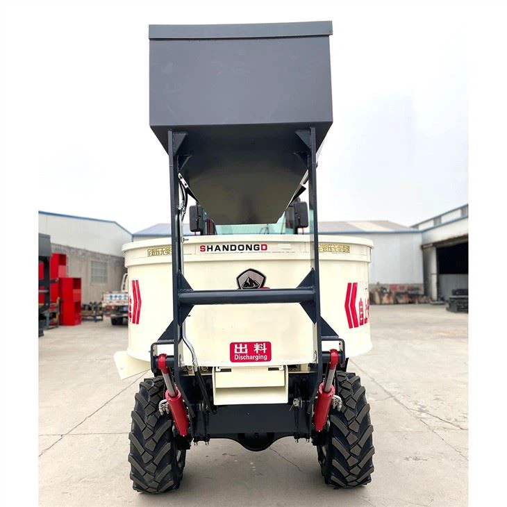 Flat Feeding Concrete Mixer