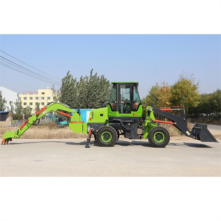 wheeled backhoe loader4